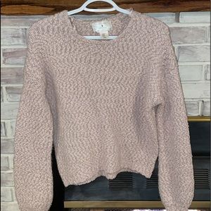 pink sweater!!